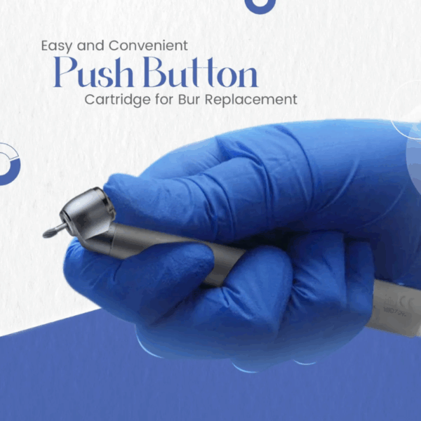 push button 45 degree angled handpiece